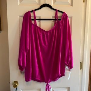 INC International Concepts Magenta Top